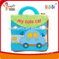 good quality kids cloth book with hook